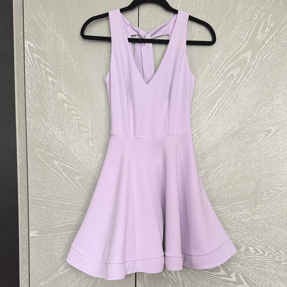 B Darlin Light Purple Backless Dress